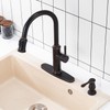 GAGALIFE Kitchen Sink Soap Dispenser Oil Rubbed Bronze, Built in