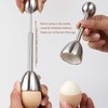 Egg Cracker Topper Set for Soft Hard Boiled Eggs Shell