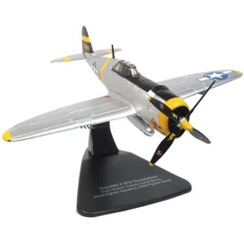 Republic P-47D Thunderbolt Fighter Plane USAAF 333rd Fighter Squadron, 318th Fighter Group 1/72 Diecast Model Airplane by Oxford Diecast AC117