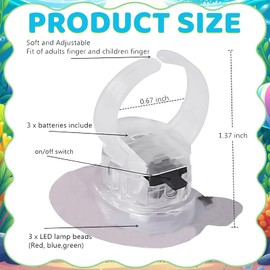 Yizeda Sea Animal LED Light Up Rings 24 Pcs Ocean Animals Party Favors Glowing Finger Rings Toys for Under the Sea Gathering Birthday Party Supplies,Classroom Prizes Pinata Goodie Bag Stuffers Gift