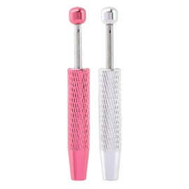 2PCS Ball Grabber Tool,Jeweler's Pick Up Tool,Stainless Steel Diamond Claw Tweezers Piercing Pen,Piercing Ball Grabber Tools,4Claw Gem Picker Tools,Chip Pick for Small Parts