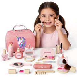 Unicorn Themed Pretend Play Makeup Kits for Girls 3-5 Year Old