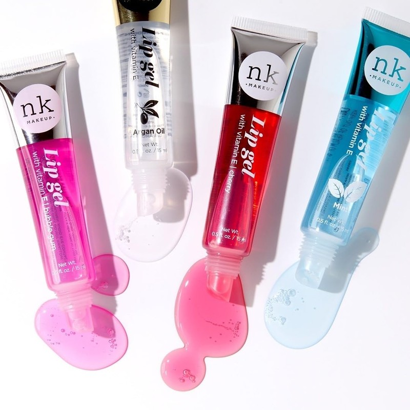 NK lip gloss gel 15ml Vitamin E, Shiny, Nourishes, Rosehip,