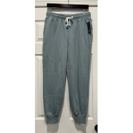 Wild Fable Womens' Sweat Pants, Slate Blue Cotton Blend, Drawstring Size XS S M