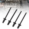 Sonew 4PCS Rosette Dash Pop Rivet, Aluminum Rosette Rivets High