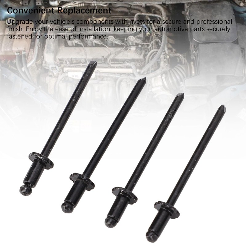 Sonew 4PCS Rosette Dash Pop Rivet, Aluminum Rosette Rivets High