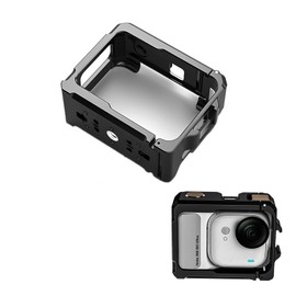 DGSHUIJIE Insta360 GO Ultra Dedicated Aluminum Alloy Protective Frame Cage Shockproof Abrasion Resistant Double Cold Shoe Quick Release Lightweight Design