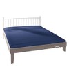Formesse Fitted sheet single-jersey navy blue size 90x190 cm -