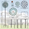VEWOGARDEN 20" Dia Large Wind Spinner, Outdoor Metal Windmill Spinner