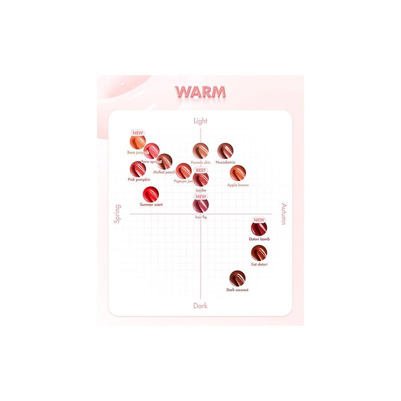 rom&nd [rom&nd]The Juicy Lasting Tint (23 colors)