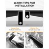 PBYMT Gloss Black Coffin Cut Handguards Hand Guards Compatible for