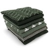 Ecovask Daily Use Dish Cloth 7pc Variety Pack Organic Cotton,