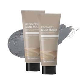 2Packs Recovery Mud Mask, Hydrating Moisturizing Cleanser Mud Mask for Face & Body Create Firm Elastic Skin