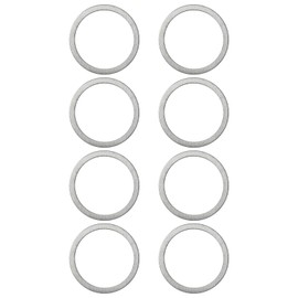 SG Store 8PCS RC Differential Shim Compatible with Armma 6s BLX Outer Diameter 16mm Inner Diameter 13mm Thickness 0.2mm RC Steel Diff Spacer RC Gear Spacer Shim Silver