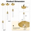 Esfos Pendant Lights Kitchen Island 3 Pack, 6500K Modern Kitchen