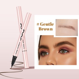 Eyebrow Pencil with Precision Tip, Waterproof, Smudge-Proof, Long-Lasting Color for Defined, Natural Brows(Gentle Brown)