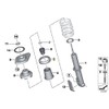 MINI Rear Suspension Spring Upper Shim Spacer Mount Pad 33531495714