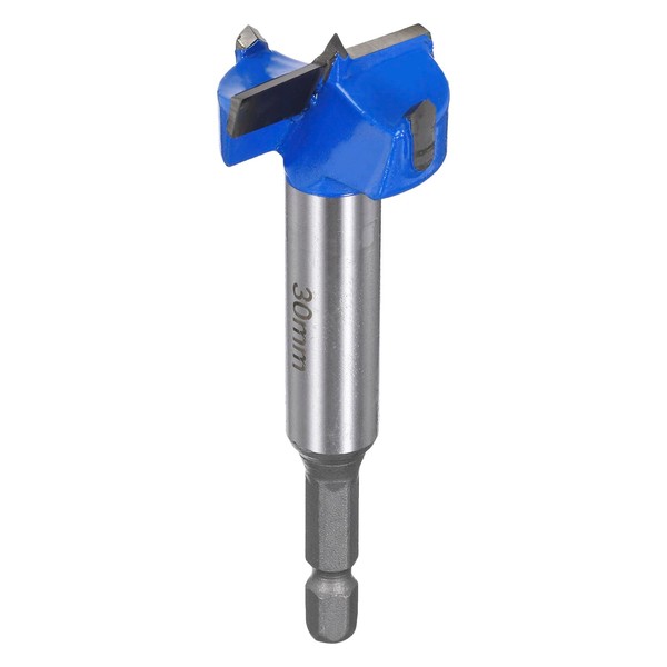 uxcell Forstner Drill Bits 30mm, Tungsten Carbide Wood Saw Auger