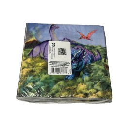 party paper napkins dinosaurs 20 count pack