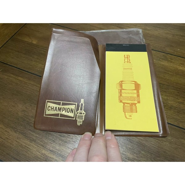 Champion NOS- Unused -Vintage Champion Spark Plugs Dealer Notepad Booklet