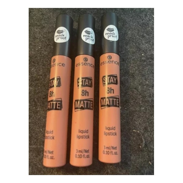 3 Essence Stay Matte 8h Liquid Lipstick 01 hello sunshine!