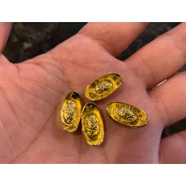 Unbranded 1/6 Miniature Faux Gold Bar Ingot x 4 For Dioramas Doll House 12" Figure Hot Toy