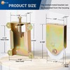 Easy Fix Hardware Concave Mirror Closet Wardrobe Bottom Roller Assembly