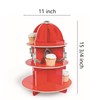 Fun Express Fire Hydrant Cupcake/Dessert Holder (3 Tiers) | Fire