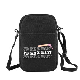 CHOORO Cosmetology Salon Tote Bag I'd Wax That Crossbody Bag Esthetician Gift Nail Technician Gift Skin Care Specialist Gift (wax that B)