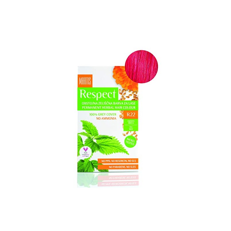 Martis Respect Ammonia-Free Hair Colour * Fire Red - No.
