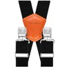 Decalen Mens Braces with Very Strong Metal Clips Wide 4