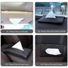 2 Pieces Car Sun Visor Tissue Box, Car Accessories, Portable