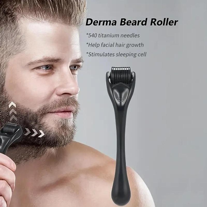 Handheld Beard Roller (1 Piece), Micro Needle Rolling Tools for