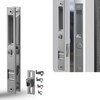 T-HAKEN Sliding Glass Door Set, 6-5/8", Silver - Patio Door
