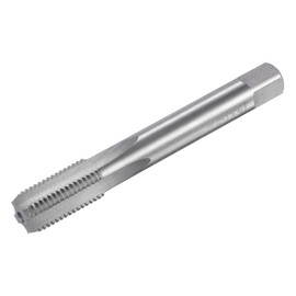 sourcing map Thread Milling Threading Tap M13 x 1.5, Metric Left Hand Machine HSS (High Speed Steel) 4 Straight Flutes Screw Tap H2 Tapping Machinist Thread Repair Tool