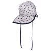 Sterntaler Peaked Hat with Ties and Neck Protection. (Casquette Avec