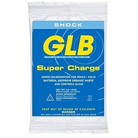 GLB Pool and Spa Products GLB71428A Calcium-Hypochlorite Super Charge Shock, 1 lb