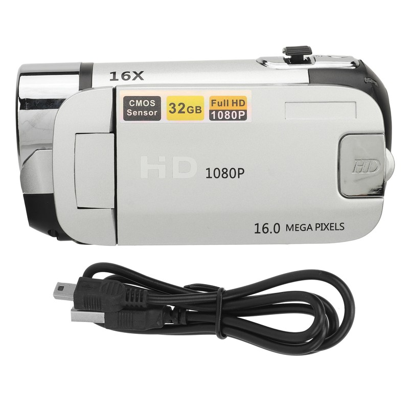 D90 1080P 16MP Digital Camera 2.4 Inch Rotatable Screen Camcorder