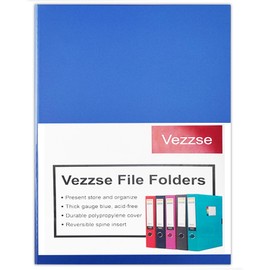 File Folder, Letter A4 Paper Project Organizer Folders with Snap Button, Plastic Document Organizer for Office School Home