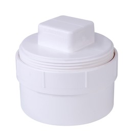 YullSorom 3" PVC Sewer Cleanout cap,DWV Flush Sewer Cleanout Adapter for Outdoor Garden,RV and More Drainage Piping System Pipe Fitting