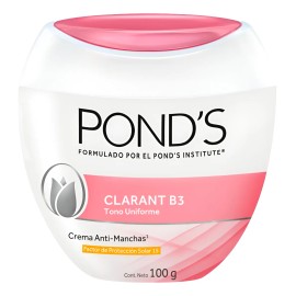 Ponds Clarant Crema Facial Anti Manchas Protección Solar Todo Tipo Piel Día Noche