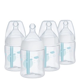 NUK NUK Smooth Flow Pro Anti-Colic Baby Bottle, 5 oz (150 mL), 4 Pack