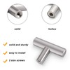 Probrico (30 Pack Cabinet Knobs 2" Overall Length Solid Stainless