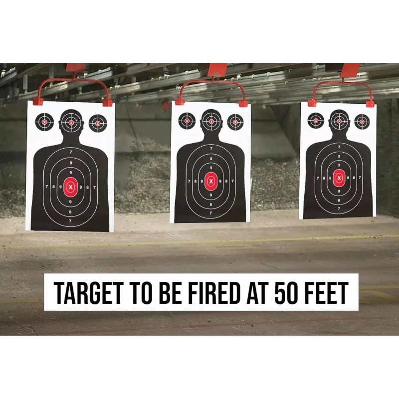 Unbranded 15 Pack Paper Shooting Target for Gun Range, Target