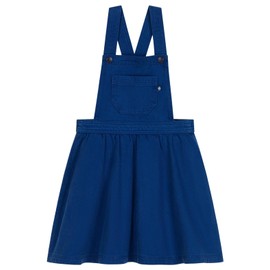 Petit Bateau Girls Sleeveless Jumpsuit Dress, Incognito