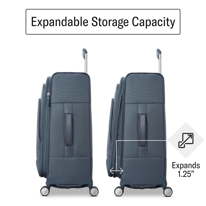 Samsonite UpLIFT Lightweight Softside Carry-On Luggage with Spinner Wheels -