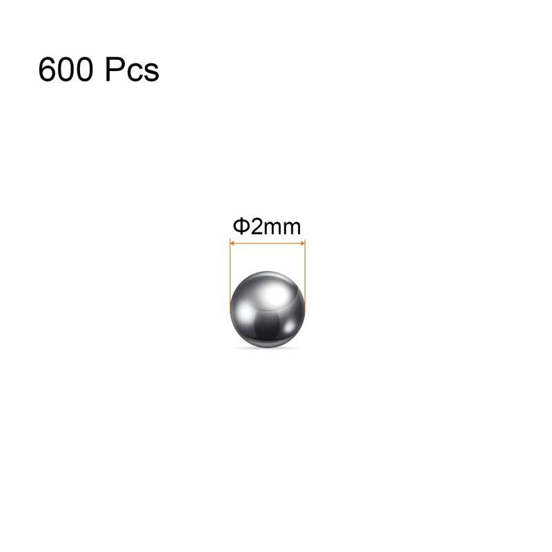 sourcing map 600 Pieces Precision Balls 2 mm Diameter G10