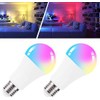 Bombilla LED, 10W E27 Bombilla LED RGB Regulable, para Sala