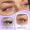 Goddvenus Brown Cluster Lashes Kit Individual Eyelashes For Clean Makeup