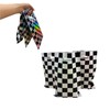 LYK 40PCS Black and White Checkered Racecar Gift Bags With
